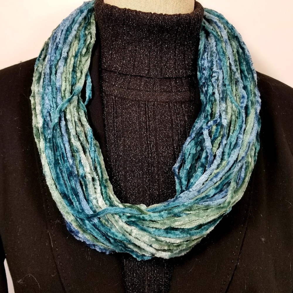 Velour Infinity Scarves with Magnet Clasp